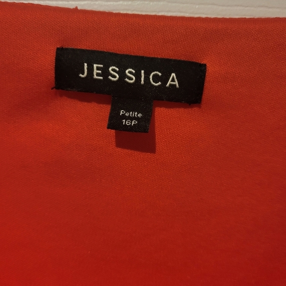 Jessica Howard Red Asymmetrical Ruched Mini Dress - Picture 2 of 2